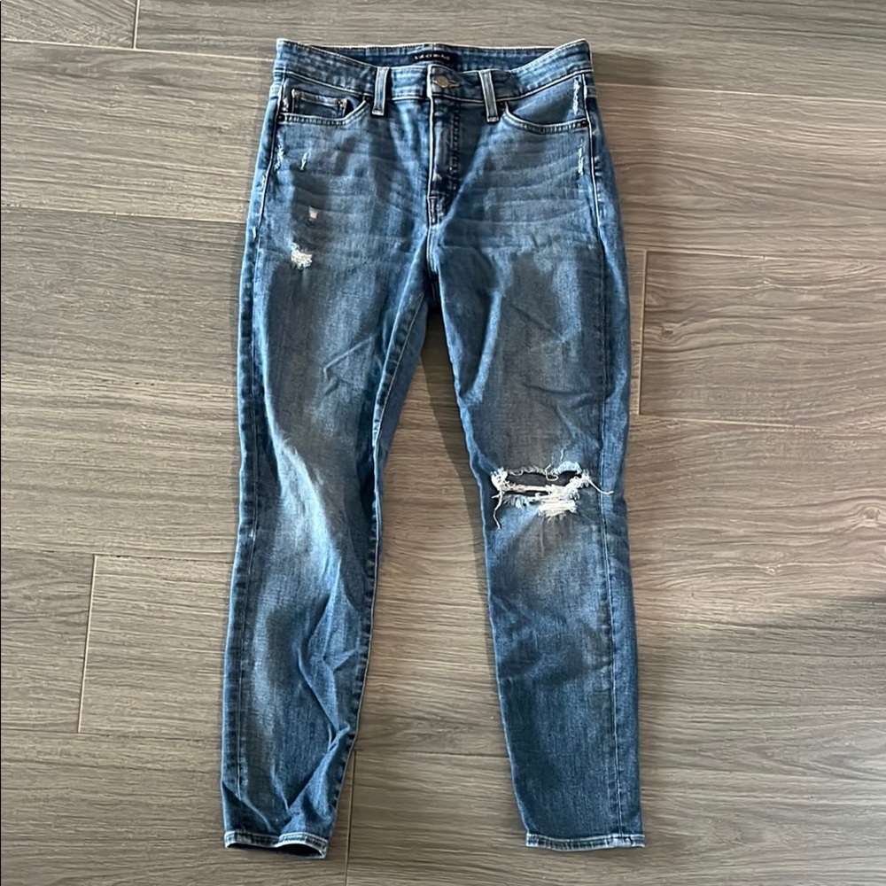 Lucky Women’s Hayden Distressed Blue Jeans